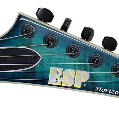 ESP USA Horizon-II FM FSM Aqua Marine Sunburst image 5
