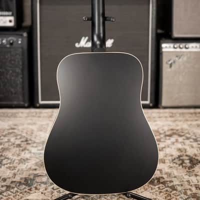 Gibson Hummingbird Special Dreadnought Acoustic/Electric Guitar - Ebony Satin with Gig Bag image 7