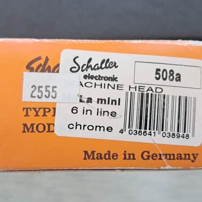 Schaller In-line Fender - Chrome image 4