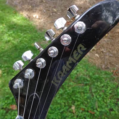 Kramer Pacer Custom 1984 Black- Seymour Duncan Vintage Pickups- Bannana Hockey Stick image 2