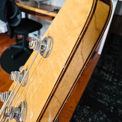 Alembic Spoiler SMB 5-String Bass 1989 - 5A Quilted Maple Top image 8