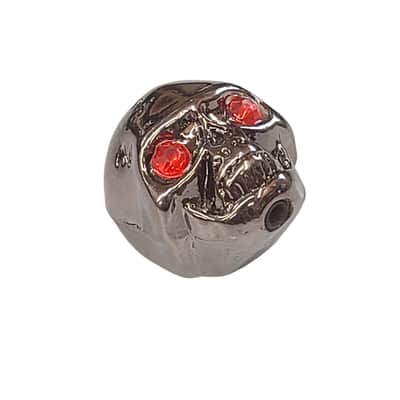 3 Nickel Knob Volume Tone Control Skull Style Electric Guitar Bass Metal Brass image 3