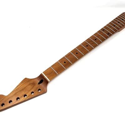 Brio Nitro Satin Roasted Maple S-Style Neck w/Walnut Truss Rod Plug image 9