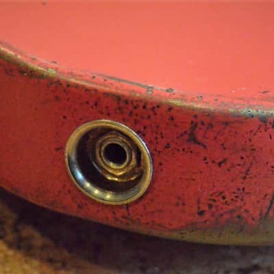 American Fender Telecaster Heavy Relic  Fiesta Red on Jade Green Metallic Custom Shop Pickups image 13