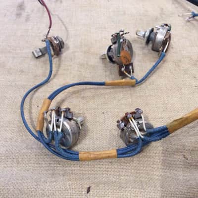 Vintage 1960 Guild Starfire Guitar Wiring Harness Complete SF-II, SF-III 1960's image 8