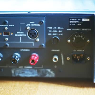 Studer A68 1970s top-end amp image 3