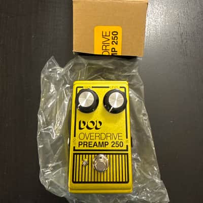 DOD Overdrive Preamp 250 Reissue 1995 - Present - Yellow image 1