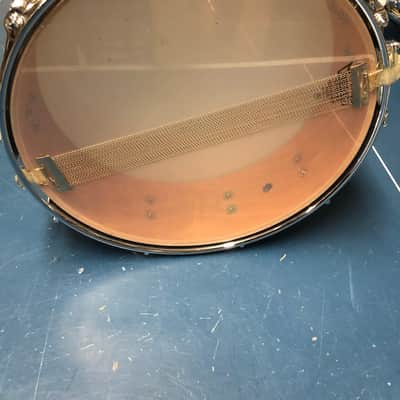 Yamaha  Birch Custom Absolute 14" x 4" Snare Black Woodgrain image 8
