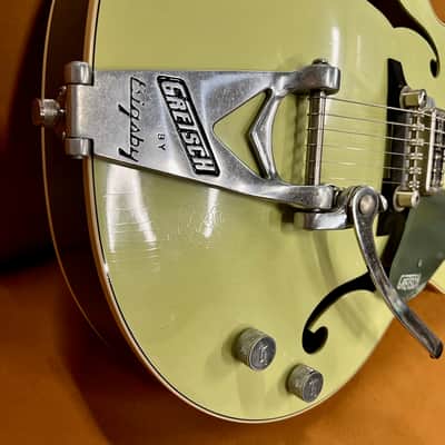 Gretsch G6118T-R Gretsch Anniversary Stephen Stern Masterbuilt Relic USA Mint 2007 - Relic Two Tone Smoke Green image 18