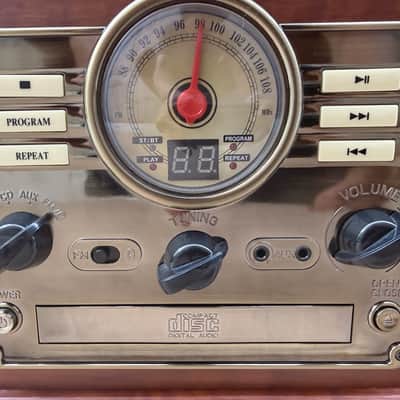 Innovative Technology ITVS-200B Bluetooth 5-in-1 Music Center Turntable CD Cassette FM - Brand New image 2