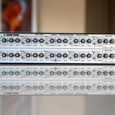 Klark Teknik DN 410 dn410 Dual Parametric Equalizer EQ Rack Module image 1
