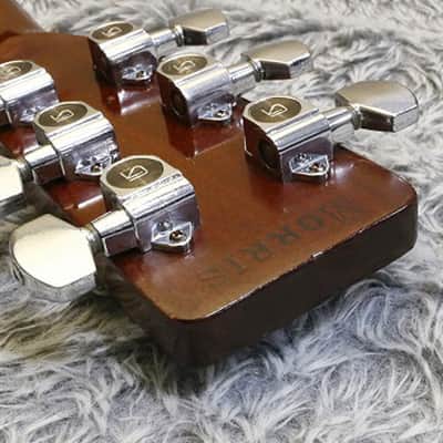 1973 made Vintage Acoustic Guitar MORRIS W-30 Solid Spruce Top Made in Japan image 16