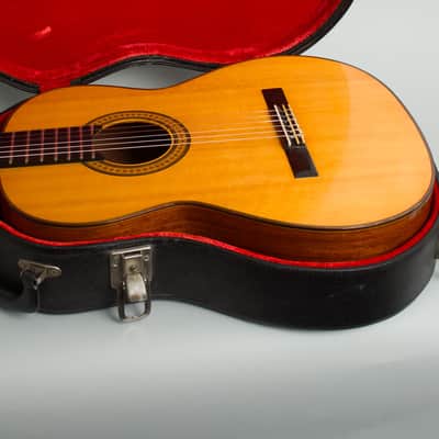Del Pilar  Classical Guitar (1971), original black hard shell case. image 12
