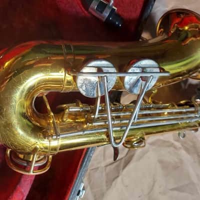 KING Cleveland Alto Saxophone, USA, Very Good Condition. Case/Neck/Mouthpiece image 4
