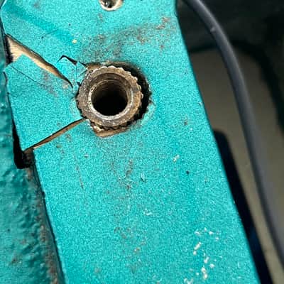 Share 1994 Fender 40th Anniversary Stratocaster guitar body USA American Turquoise image 2