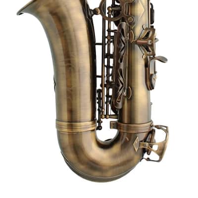 Eb Alto Saxophone Kit – Antique Brass | Sax with Case, Stand & Accessories image 8
