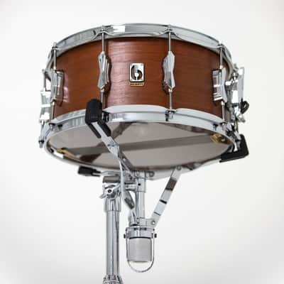 British Drum Co Big Softy Cherry‑Balsa Snare 6.5″ × 14″ – 9‑Ply Shell image 4