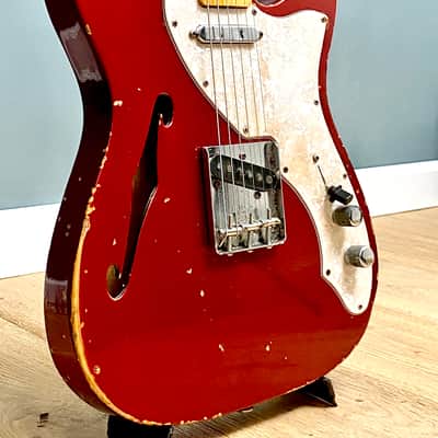 Fender Telecaster Thinline 1971 - Candy Apple red image 4