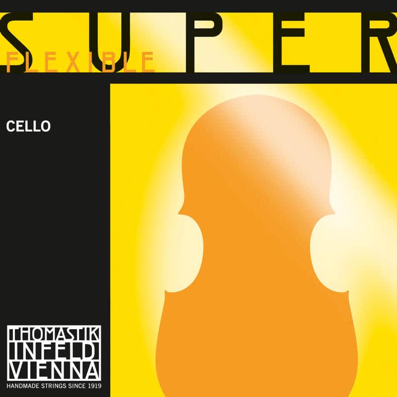 Thomastik-Infeld 789 SuperFlexible Chrome Wound Rope Core 1/2 Cello String Set - Medium image 1