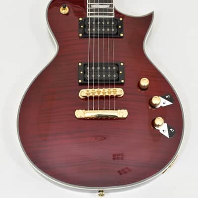 ESP LTD EC-1000T CTM Guitar in See Thru Black Cherry B-Stock 1447 image 2