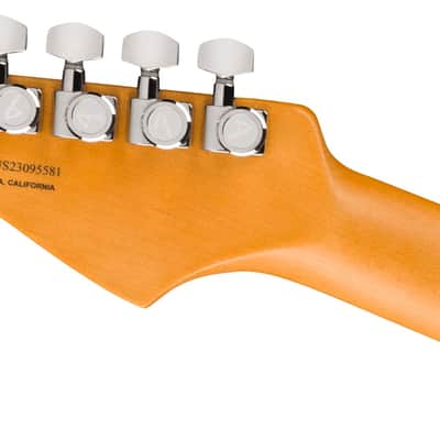 Fender American Ultra II Stratocaster Electric Guitar, Ebony Fingerboard,  Noble Blue image 9