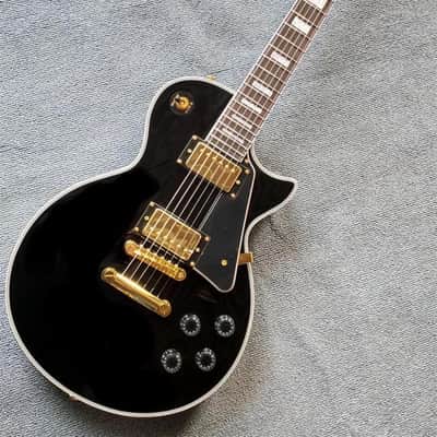 FIREFLY Electric Guitar FFLP * Black Elite Model w/Gold Hardware * Fire Fly LP Style image 3