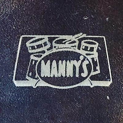Manny’s Vintage 1960-70s From Legendary Manny’s Music in NYC 1960-70s Brown Vinyl .. Green Felt image 2