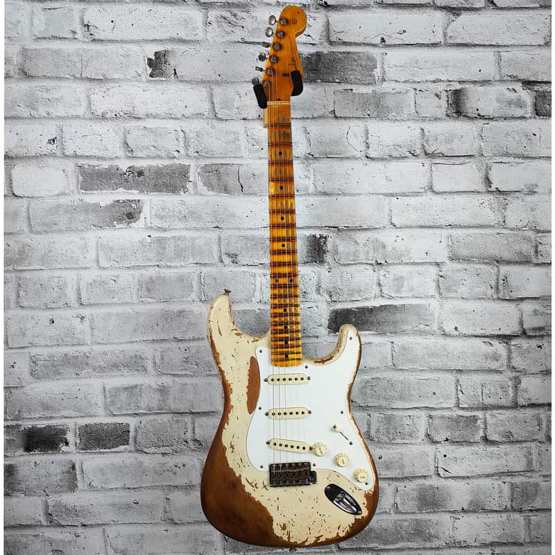 Fender Custom Shop Limited Edition 1956 Stratocaster Super Heavy Relic, Aged India Ivory image 1