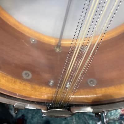 Ludwig & Ludwig 1932 - 14x6.5" No. 242. "Super Ludwig" Solid Walnut Shell Snare Drum, (Restored) 70's Throw-Off image 24
