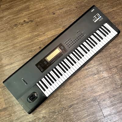 Korg T3 EX 61 key Music Workstation Synthesizer Piano Vintage Keyboard 1990s Black image 1