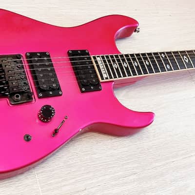 Kramer Glide B-6 (ESP made) end 1988 - 2nd half 1989 Flip Flop Magenta Metallic image 4