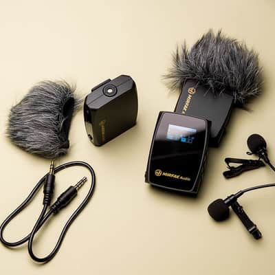MOZA MIRFAK Audio WE10 Pro Dual-Channel Wireless Microphone System for Lavalier/Short Video Radio Collocation Dual-Channel Receiver image 6