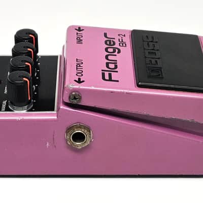 used Boss BF-2 Flanger Black Label with Silver Screw, Very Good Condition image 4