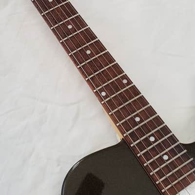Danelectro Mod 6 HSS Made in Korea Rare Mid 90s Electric Guitar - Black Sparkle Finish + Gig Bag image 11