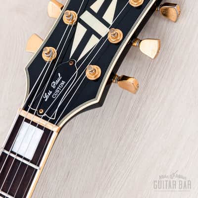 1989 Orville by Gibson Les Paul Custom LPC-EB Black Beauty w/ USA Bill Lawrence Humbuckers image 4