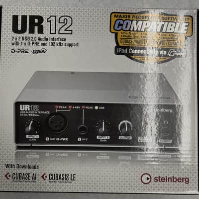Steinberg UR12 USB 2.0 Audio Interface, Silver/Black image 3