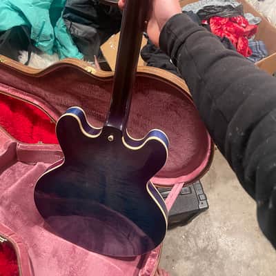 gibson es-335 namm special  1958 premiere blueberry 1958 blueberry image 2