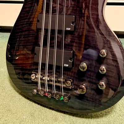 ESP LTD B-208FM 2005 - 2015 - See Thru Black image 1