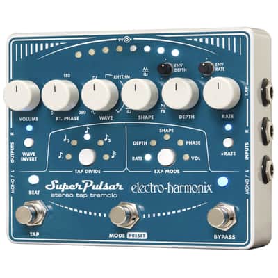 Electro-Harmonix (EHX) Super Pulsar Stereo Tap Tremolo image 2