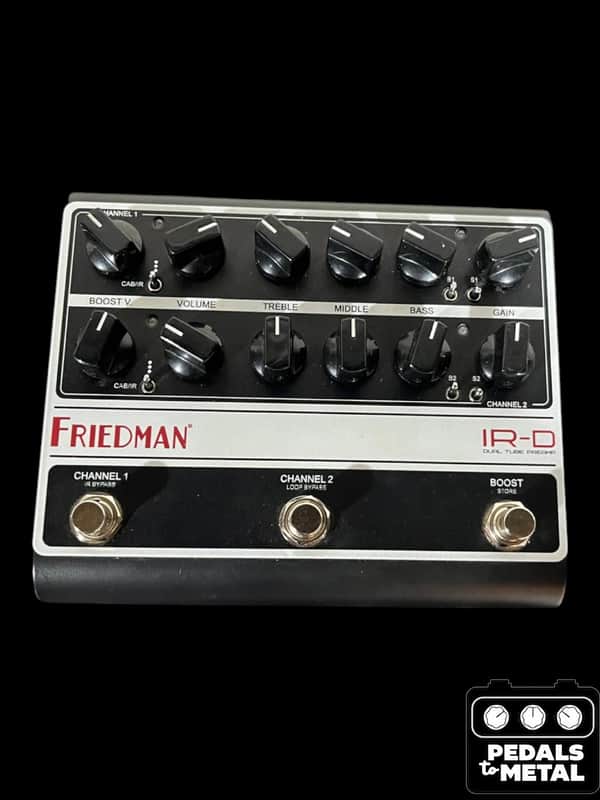 Friedman IR-D Dual Tube Preamp 2024 - Present - Black / Silver - X17601 image 1