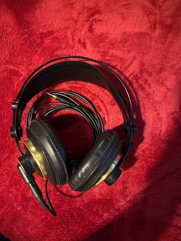 AKG K240 Studio Semi-Open Back Studio Headphones 2010s - Black image 1