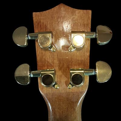 Solid Flame Curly Maple Top on Bastogne Walnut Tenor Ukulele - SCJ Jazz Hat #121 2025 - French Polish Gloss image 11