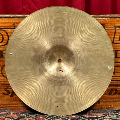 14" Zildjian A 1940s-1950s Trans Stamp Sizzle Hi-Hat Cymbal Pair 554g/722g *Video Demo* image 10