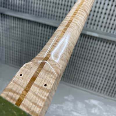 5A Flamed maple S neck - One Piece image 12