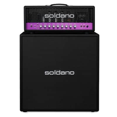 Soldano SLO-100 Custom Shop 2-Channel 100-Watt 4x12" Guitar Amp Half Stack