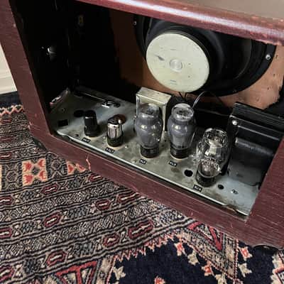 Tube Amplifier Made from a 1945 Natco Film Projector image 4