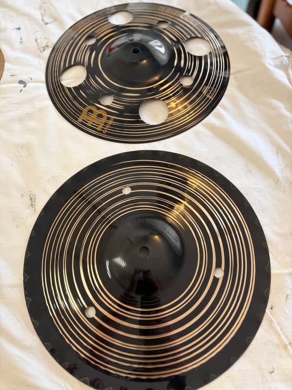 Meinl 12" Dark Trash Stack (Top + Bottom) image 1