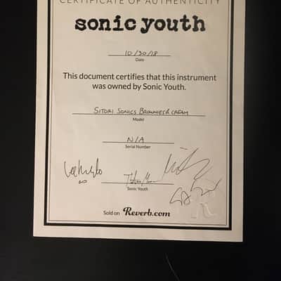 Sitori Sonics Brownies & Cream Overdrive Certified owned by Sonic Youth / Kim Gordon image 5