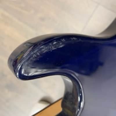 brownsville LH electric guitar blue/white image 5