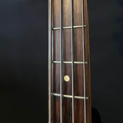 1960 1970 Red Meazzi Diamond Vintage Made in Italy Short scale Bass image 3